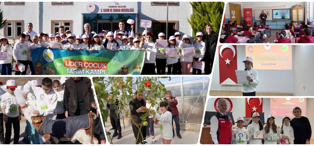 ​Lider Çocuklar Tarımı ve Kooperatifçiliği Yerinde Öğrendi