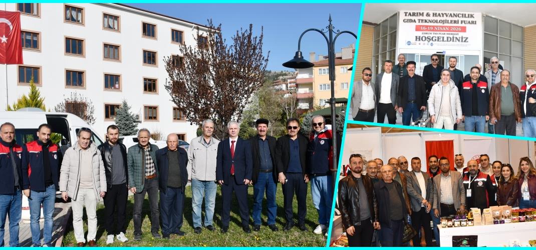 ÇANKIRILI ÇİFTÇİLERİMİZDEN ÇORUM TARIM VE HAYVANCILIK FUARINA ZİYARET