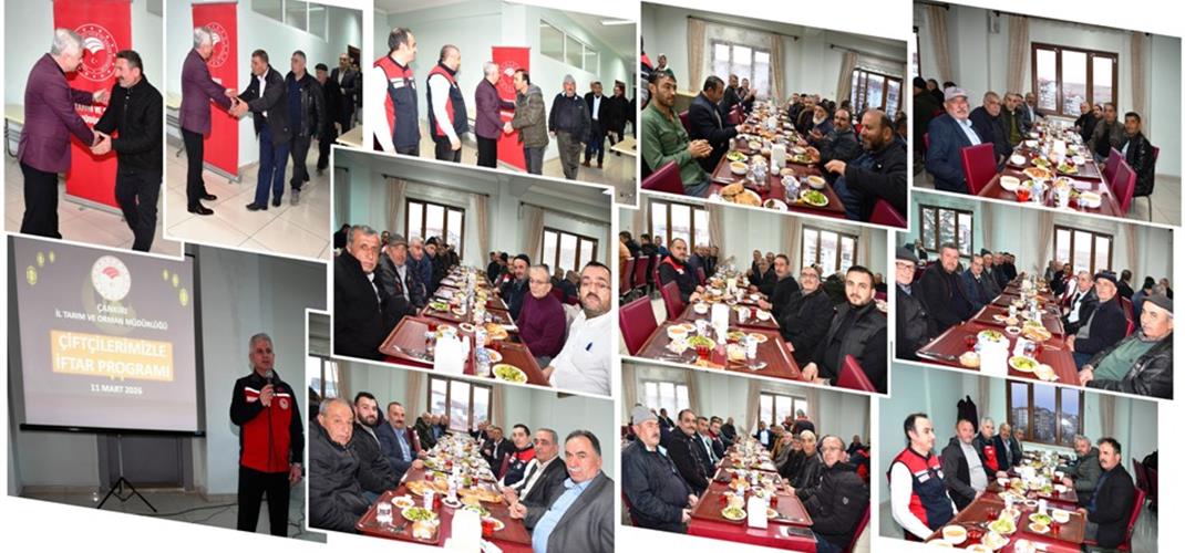 ÇİFTÇİLERİMİZLE İFTAR PROGRAMI