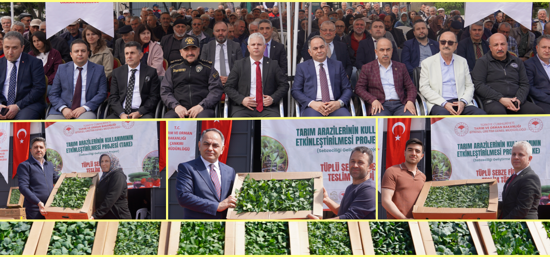 2026 Yılı Tüplü Sebze Fideleri Törenle Üreticilere Dağıtıldı.