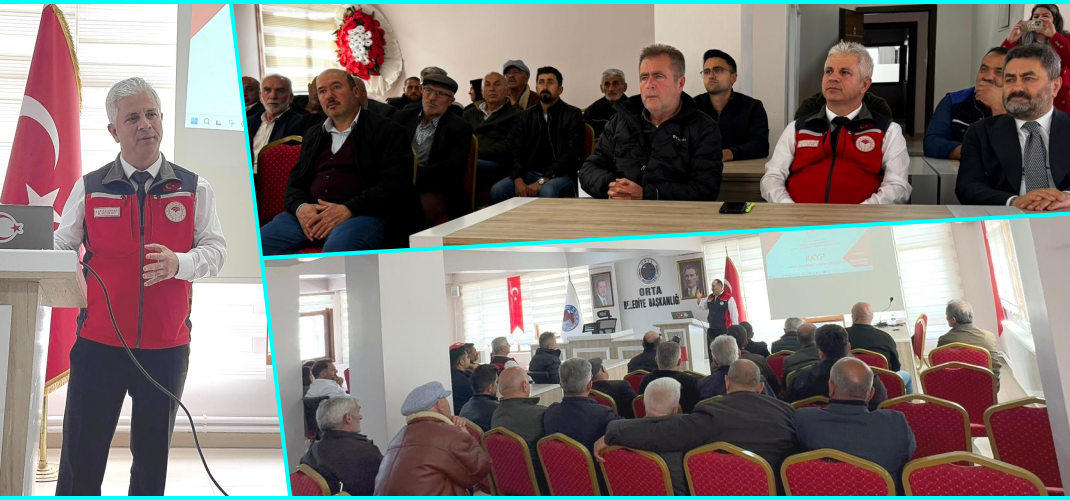Orta İlçesinde Kırsal Kalkınma ve Sulama Destekleri Bilgilendirme Toplantısı Yapıldı.